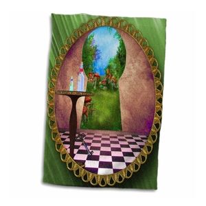Alice in Wonderland hand towel